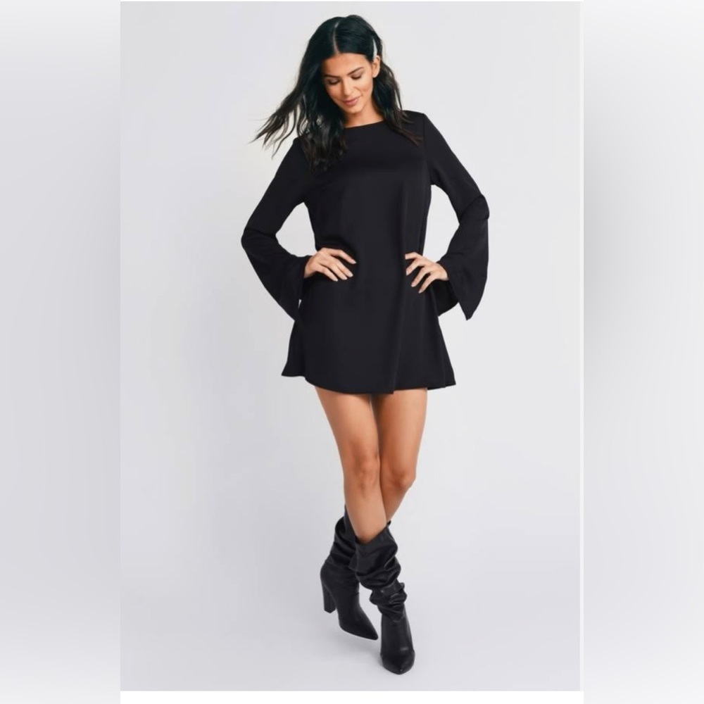 ELLIE BLACK SHIFT DRESS